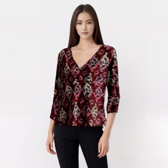 New York & Co Stretch top, M - Picture 1 of 5